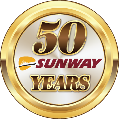Sunway 50 year anniversary medallion