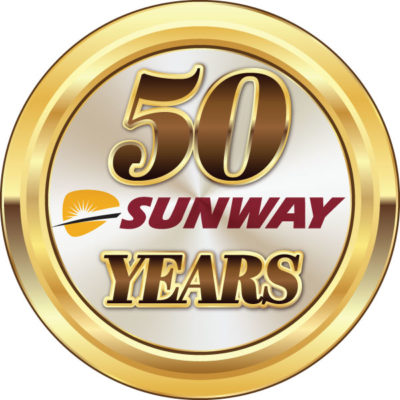 Sunway Charters 50 year anniversary medallion